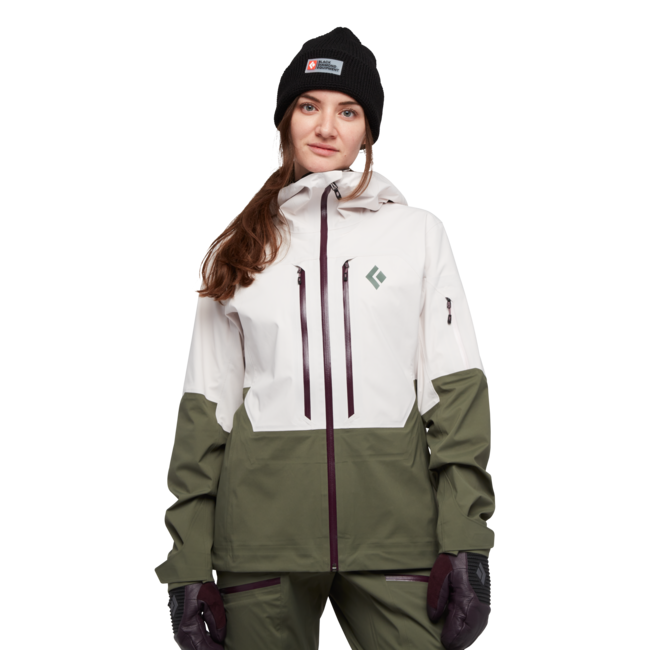Black Diamond Women's Recon Lt Stretch Shell Ski Jacket, Ice Pink-Tundra