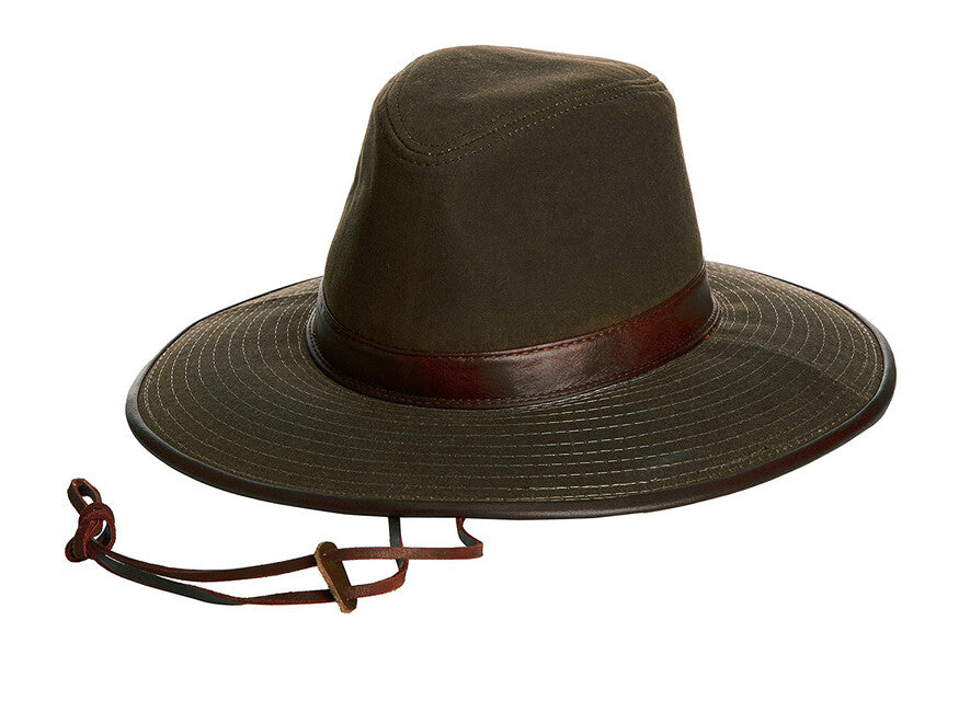 Origin Outdoors Safari Hat Oilskin, Brown