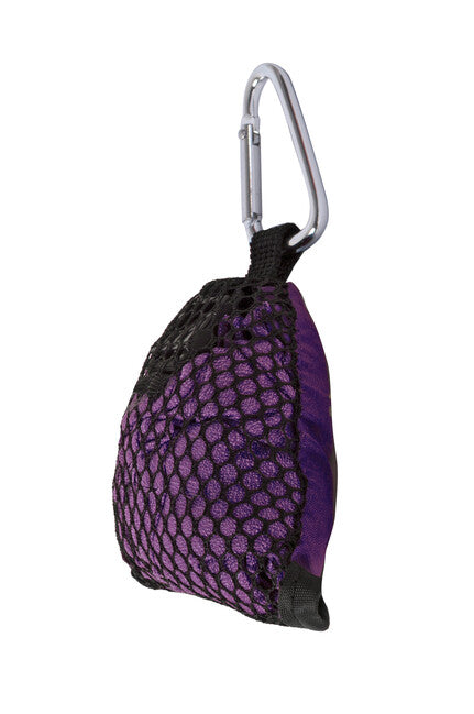 BasicNature Mini Towel Microfiber Travel Towel, Purple, S