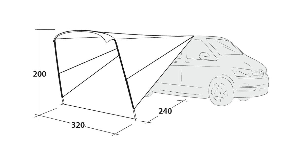 Outwell Touring Canopy Car Shelter