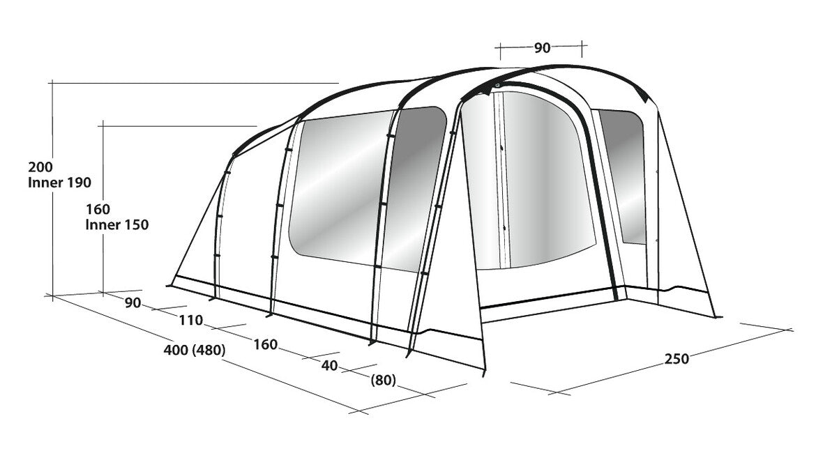 Outwell Ashwood 3 Tent