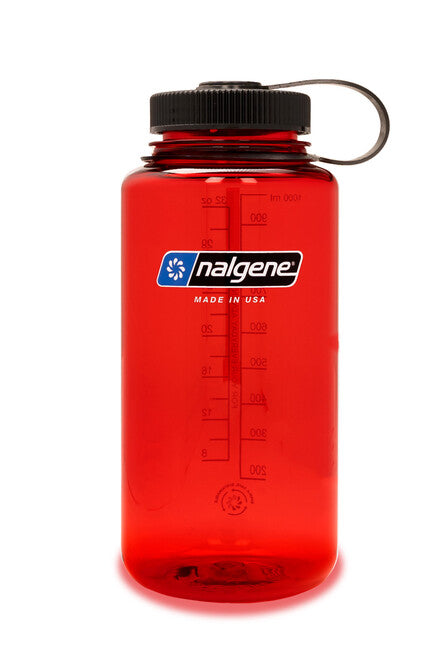 Nalgene WM Sustain Water Bottle 1L Red