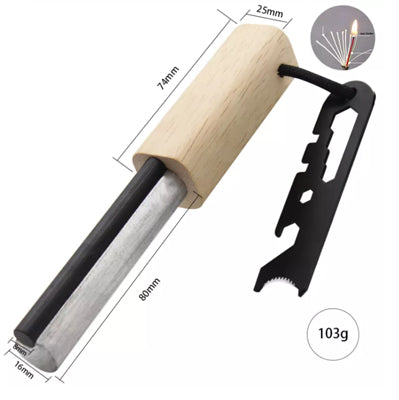 Origin Outdoors Firesteel Striker 2 in 1, Brown