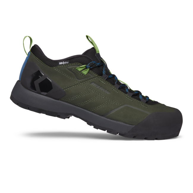 Black Diamond Mission Low Waterproof Approach Men's Shoes, Cypress-Black