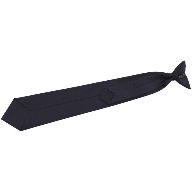 MFH Security Clip-On Tie, Navy Blue