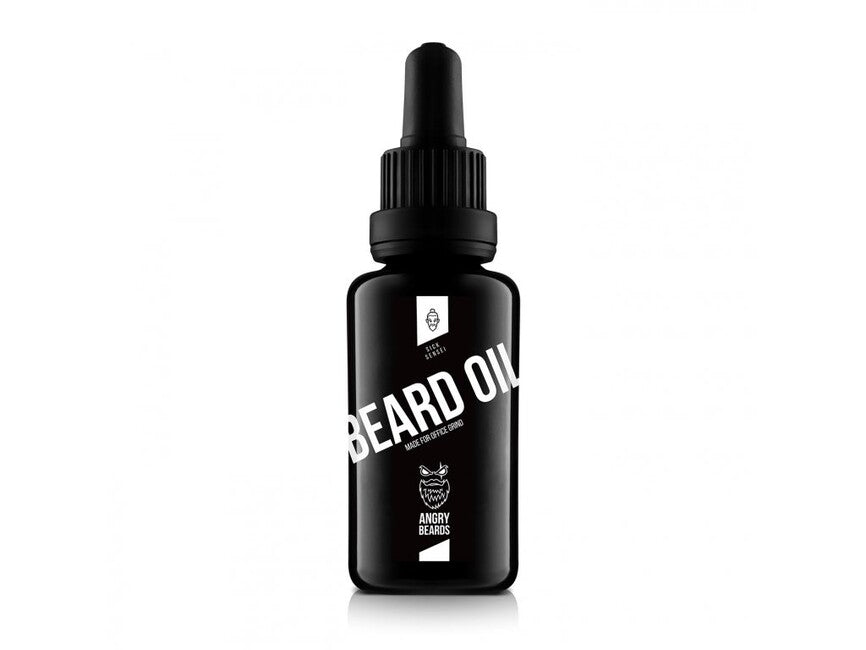 Angry Beards Sick Sensei Beard and Mustache Oil, 30 ml, Purple