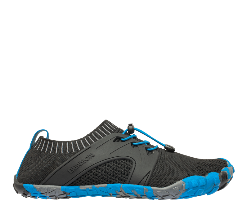 Bennon Bosky Barefoot Shoes, Black/Navy Blue