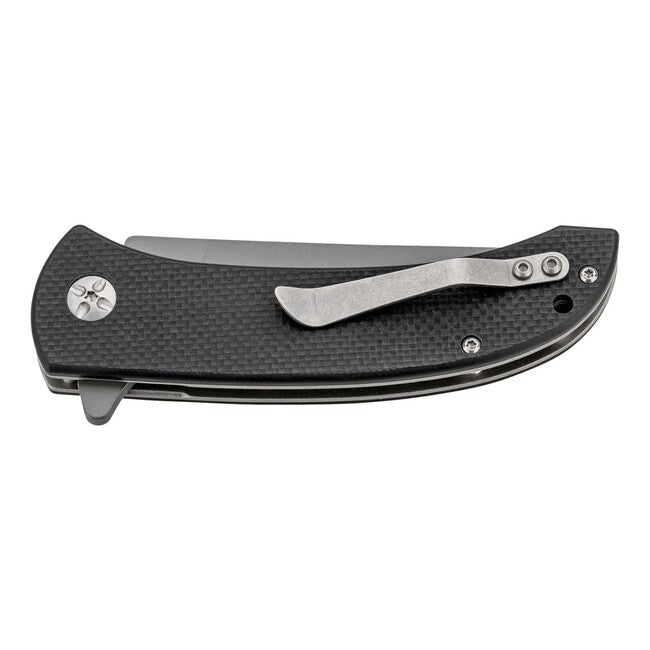 Herbertz Single-Hand Pocket Knife 8.7cm, G10, Black