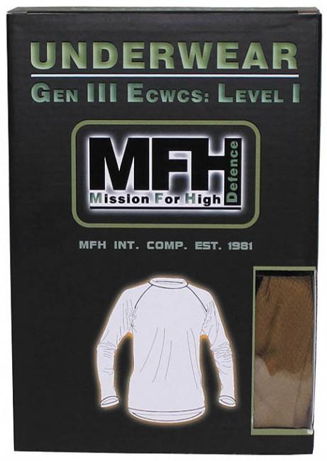 MFH Men's Thermal Shirt, Black, Level 1