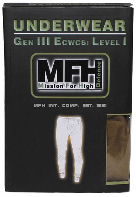 MFH Men's Coyote Thermal Underwear Level 1