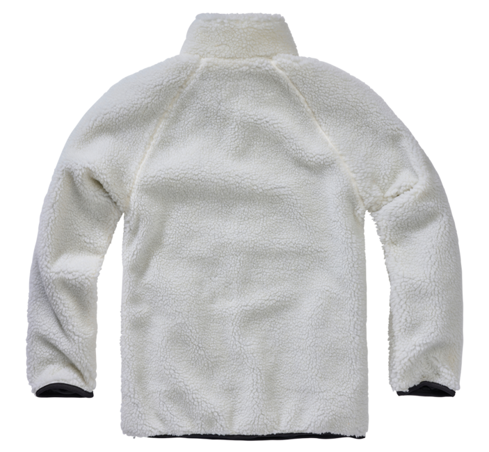 Brandit Teddyfleece Troyer Fleece Jacket, White