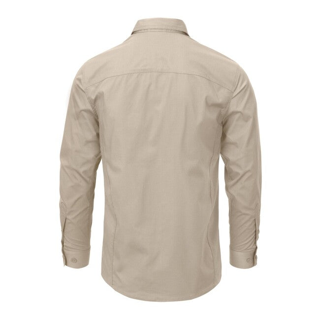 Helikon-Tex DEFENDER Mk2 Long Sleeve Shirt, Olive Green PolyCotton Ripstop