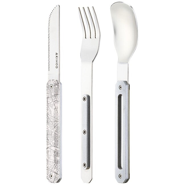 Akinod A01M00010 Cutlery Set 12h34, Downtown White