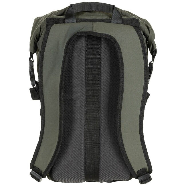 MFH Dry Pak 18 Backpack, Olive Green, Waterproof