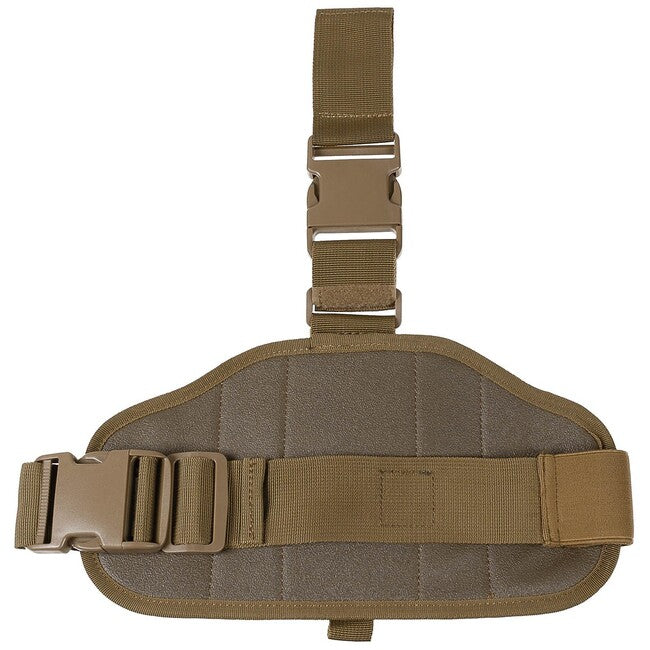 MFH Thigh Right-Hand Weapon Holster MOLLE, Coyote Tan