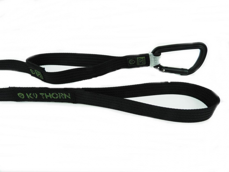 K9 Thorn Leash with 2 Handles Express 200cm, brown coyote