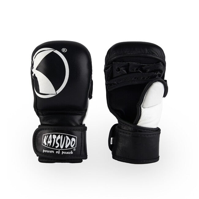Katsudo MMA Gloves Revenge, Black and White