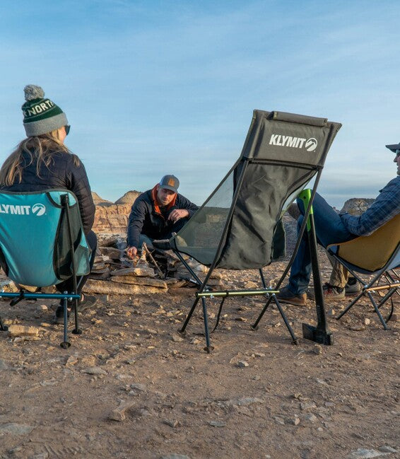 Klymit Ridgeline Short Camping Chair, Blue