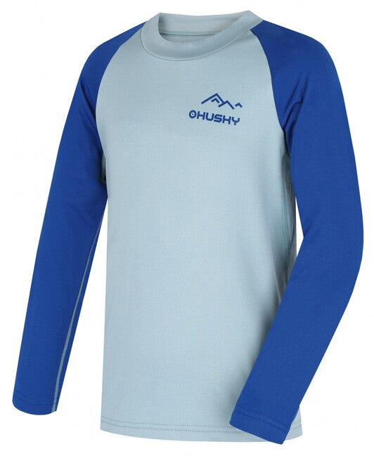 HUSKY Active Winter Tombo Children's Thermal Base Layer, Faded Mint/Blue