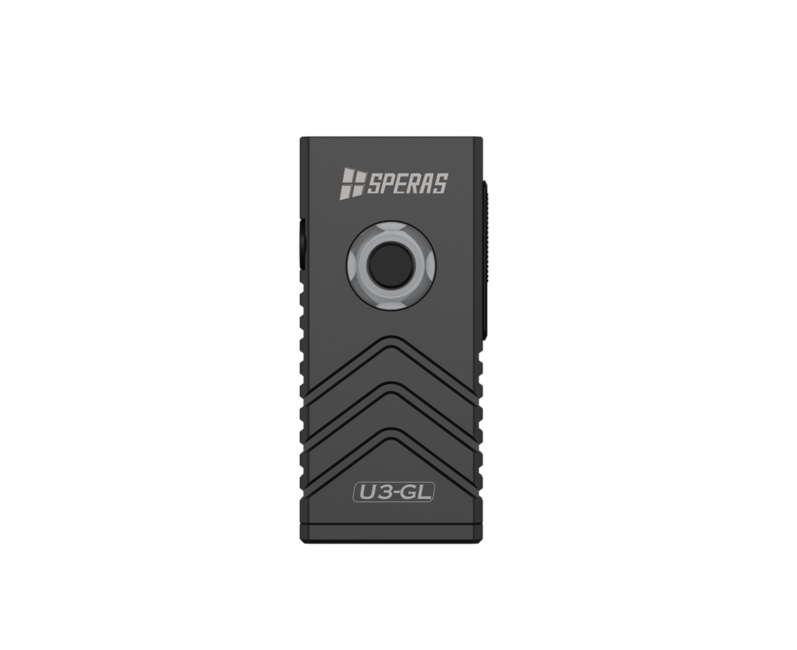 Speras U3-GL Multifunctional EDC Flashlight, Black