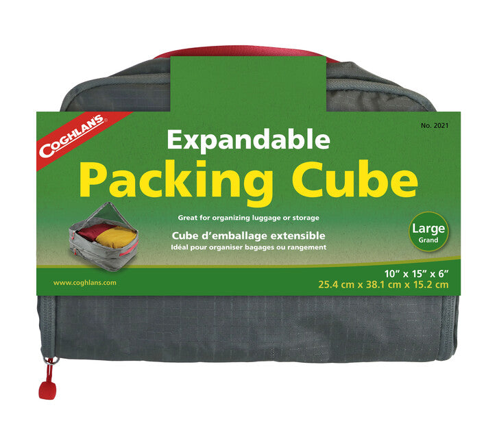 Coghlans Expandable Packing Cubes with Breathable Mesh Front Panel L