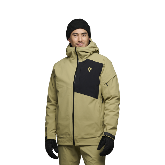 Black Men's Diamond Women's Recon Stretch Ski Shell, Cedarwood-Black