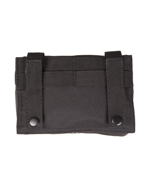 Mil-Tec Small Pouch LASER CUT Horizontal MOLLE, Black