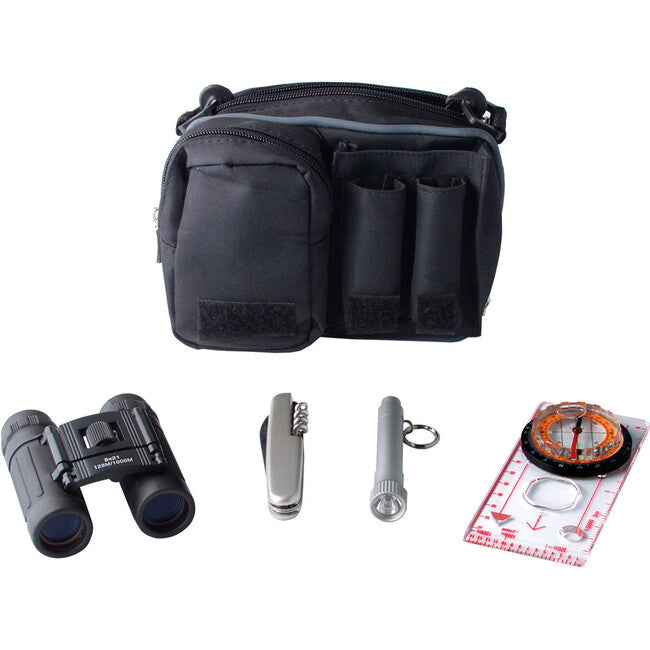 Baladeo PLR101 Trekking Knife, Binoculars and Compass Set