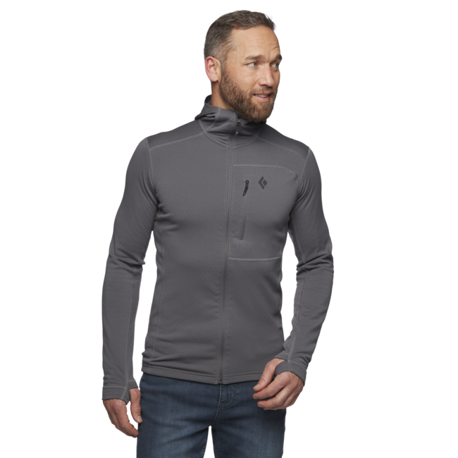 Black Diamond Coefficient Men's Hoodie, Granite