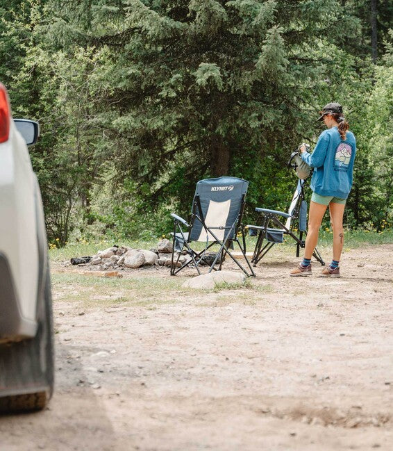 Klymit Switchback Camping Chair, Blue