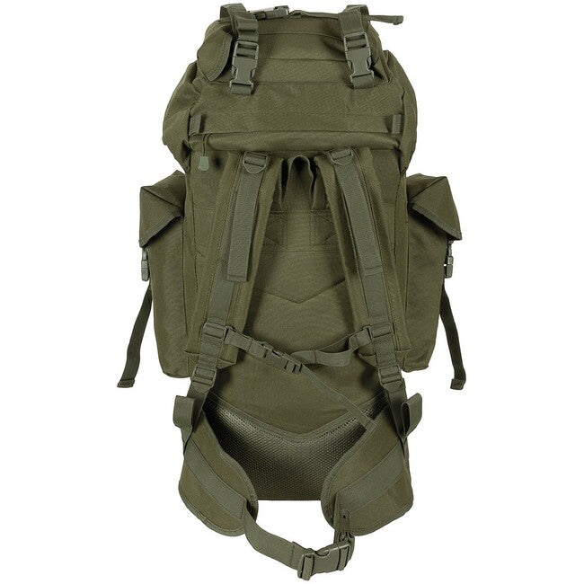 MFH MOLLE Backpack 65L, Aluminum Frame, OD Green