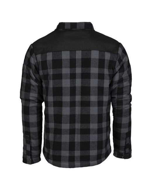 Mil-Tec Lumber Insulated Jacket, Black/Grey