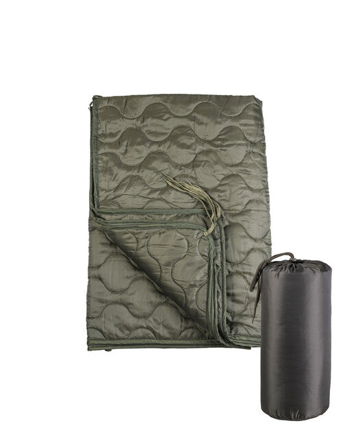 Mil-Tec Woobie Poncho Liner, Multifunction Green