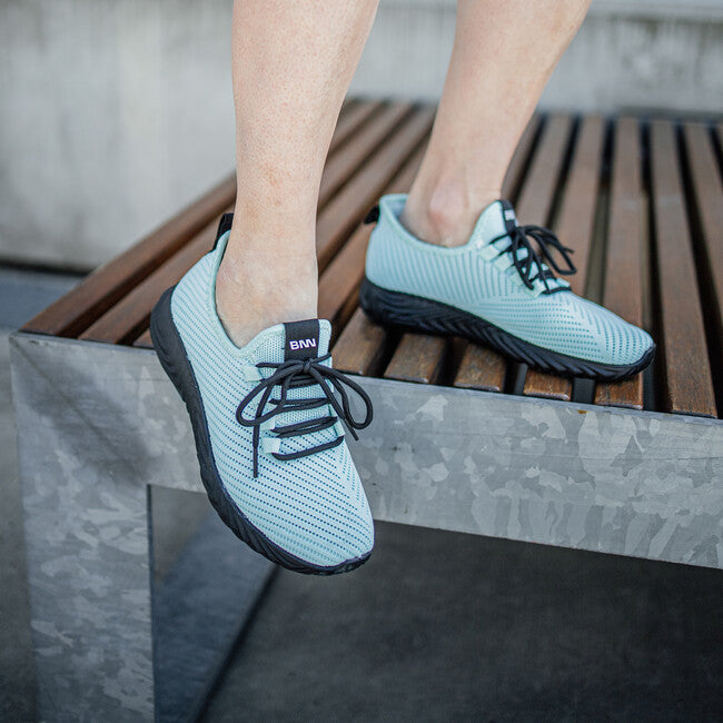 Bennon Nexo Low Sneakers, Turquoise/Black