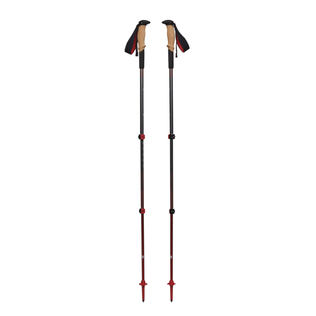 Black Diamond Pursuit Shock Trekking Poles, Steel Grey-Octane