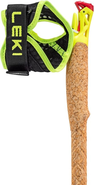 LEKI Ultratrail FX.One Trail Running Poles, Neon Pink-Black-Neon Yellow