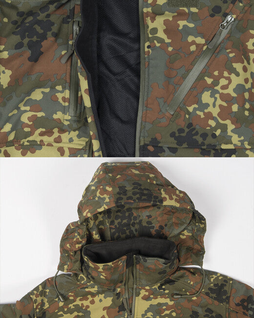 Mil-Tec SCU 14 Softshell Jacket, Flecktarn