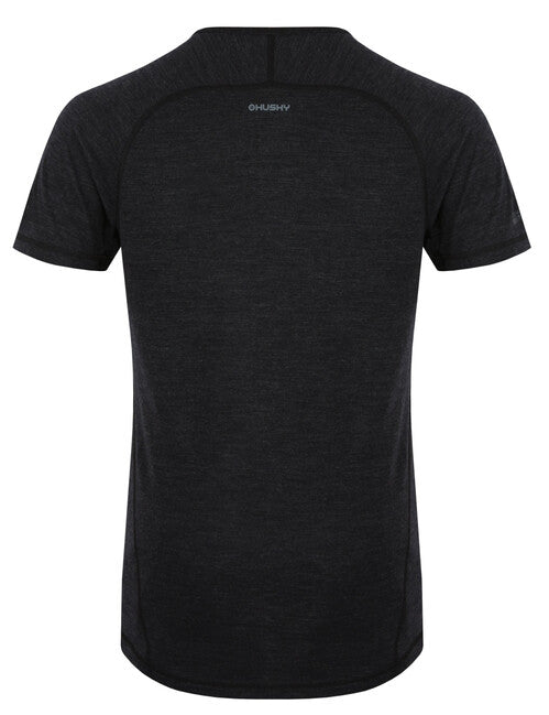 Husky Mersa Merino T-Shirt, Black
