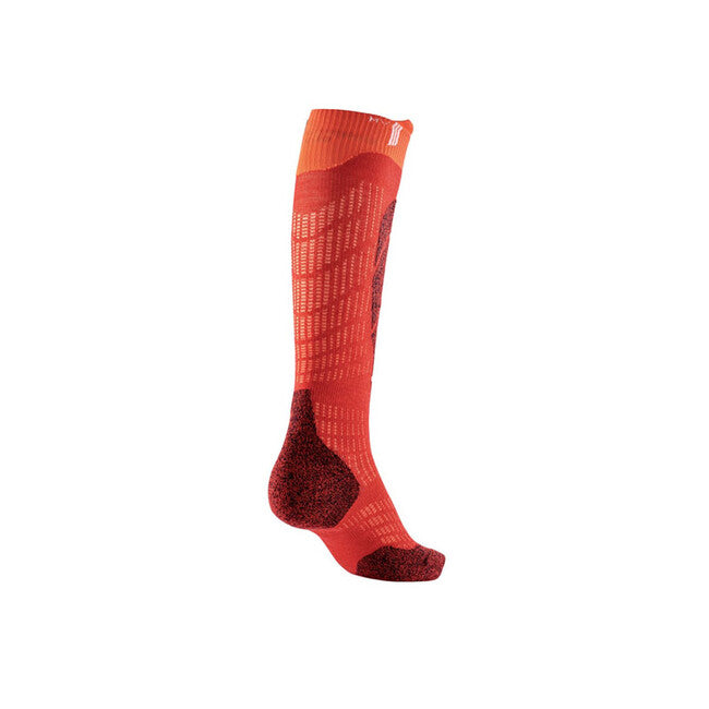 Sidas Ski Merino Children's Socks, Red/Orange