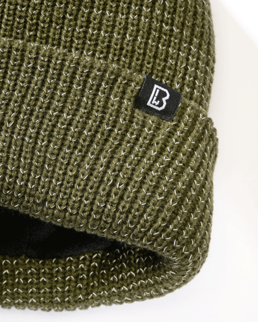 Brandit Reflective Winter Beanie, Olive