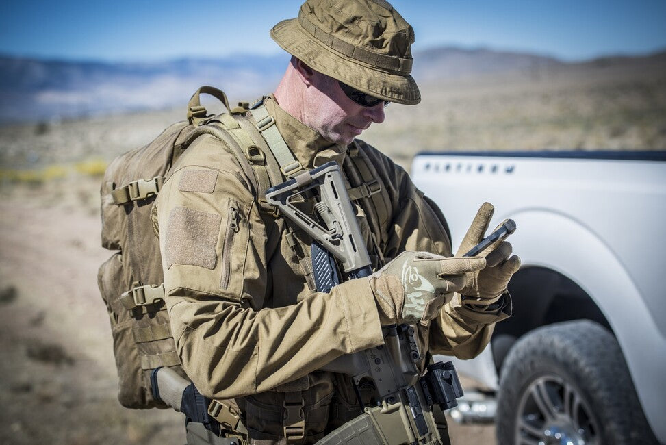 Helikon-Tex All Round Tactical Gloves, Coyote/Adaptive Green