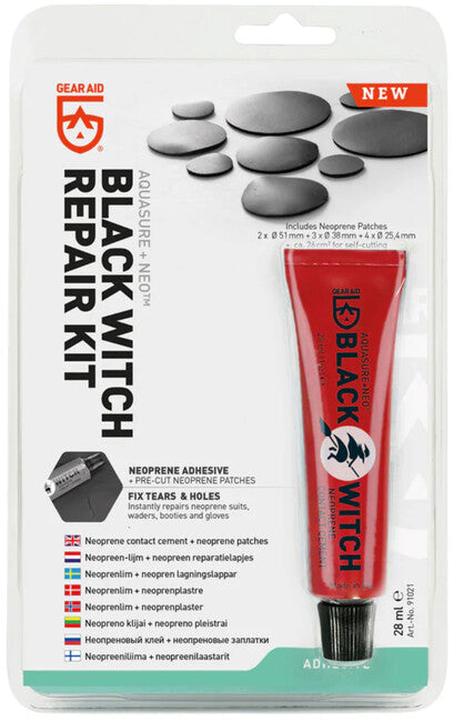 GearAid Aquasure +Neo Black Witch Neoprene Adhesive Set 28ml