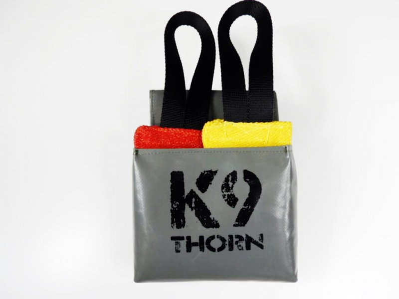 K9 Thorn Treat Pouch Open, with Belt, Olive
