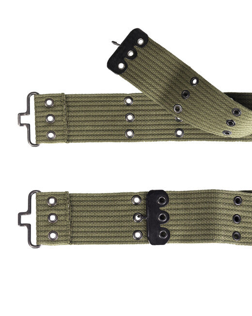 Mil-Tec US LC1 Web Belt with Metal Buckle, Olive