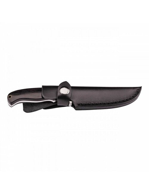 Herbertz opaskový nôž 9cm, damašek, drevo Pakka