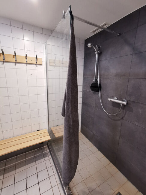BasicNature Terry Towel 85 x 150 cm Graphite