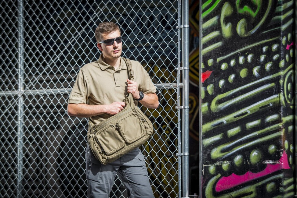 Helikon-Tex WOMBAT Mk2 Shoulder Bag, Cordura, Coyote