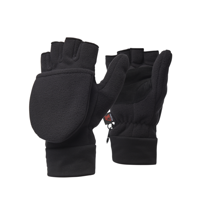 Black Diamond Windweight Mitt Softshell Gloves, Black