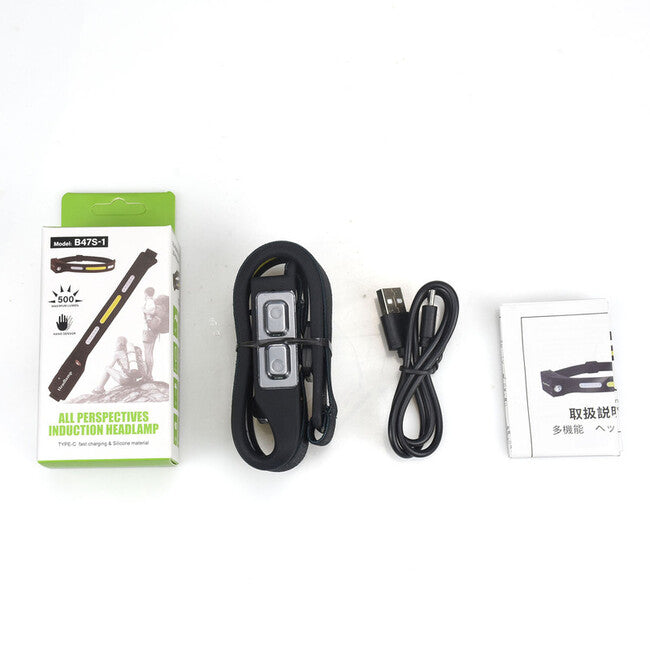 Speras B47S-1 Rechargeable Headlamp, Black