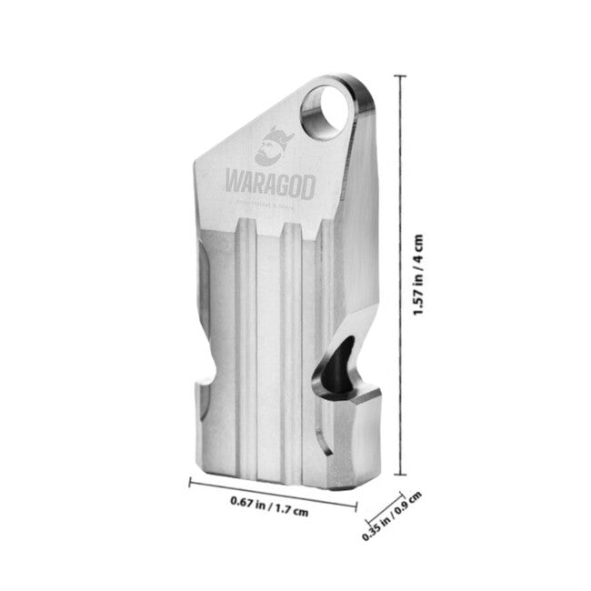 WARAGOD Titanox Survival Whistle, 120 dB